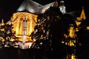La basilique de Saint-Quentin, de nuit...