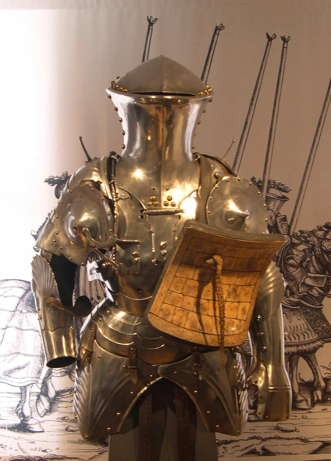 Armure de joute avec heaume crapaud, ev. 1510, Musée des Armées, Paris